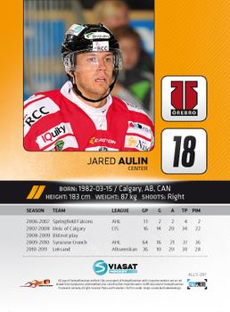 2011-12 HockeyAllsvenskan #ALLS-287 Jared Aulin Back