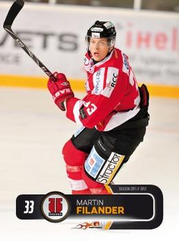 2011-12 HockeyAllsvenskan #ALLS-291 Martin Filander Front