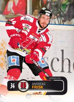 2011-12 HockeyAllsvenskan #ALLS-292 Andreas Frisk Front