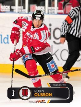 2011-12 HockeyAllsvenskan #ALLS-300 Robin Olsson Front