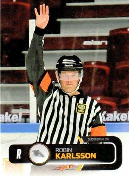 2011-12 HockeyAllsvenskan #ALLS-312 Robin Karlsson Front