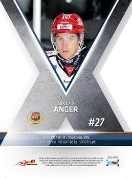 2011-12 HockeyAllsvenskan - X-Factors #ALLS-XF01 Niklas Anger Back