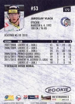 2012-13 Czech OFS Plus #172 Jaroslav Vlach Back