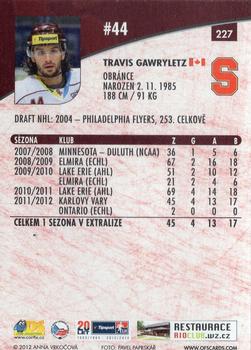 2012-13 Czech OFS Plus #227 Travis Gawryletz Back