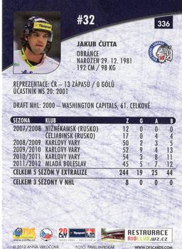 2012-13 Czech OFS Plus #336 Jakub Cutta Back