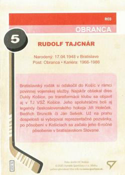 2020 SportZoo Pocta Legendam II. Edicia - Retro #R03 Rudolf Tajcnar Back