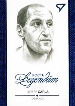 2020 SportZoo Pocta Legendam II. Edicia - Portret Blue #PT01 Jozef Capla Front