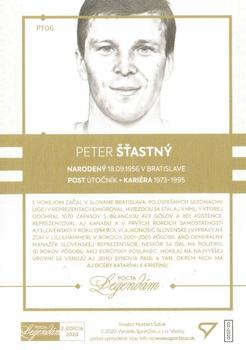 2020 SportZoo Pocta Legendam II. Edicia - Portret Blue #PT06 Peter Stastny Back