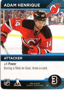 2014 Cryptozoic NHL Power Play #NNO Adam Henrique Front