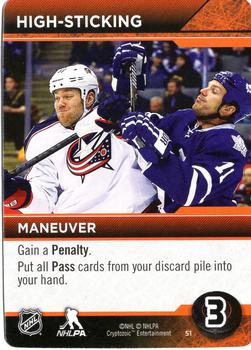 2014 Cryptozoic NHL Power Play #NNO High-sticking Front