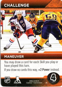 2014 Cryptozoic NHL Power Play #NNO Challenge Front