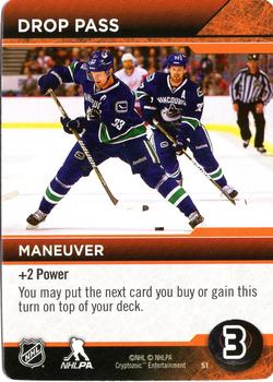 2014 Cryptozoic NHL Power Play #NNO Drop Pass Front
