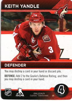 2014 Cryptozoic NHL Power Play #NNO Keith Yandle Front