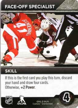 2014 Cryptozoic NHL Power Play #NNO Face-off Specialist Front