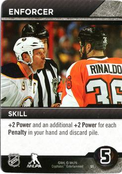 2014 Cryptozoic NHL Power Play #NNO Enforcer Front