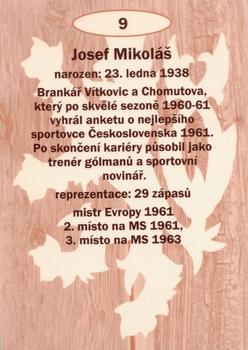2009-10 Legendy CS #9 Josef Mikolas Back