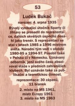 2009-10 Legendy CS #53 Ludek Bukac Back