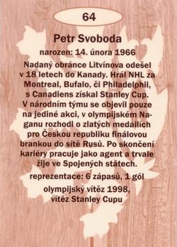 2009-10 Legendy CS #64 Petr Svoboda Back