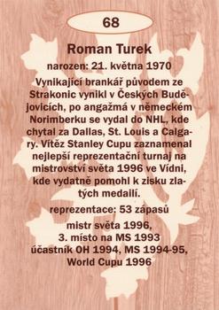 2009-10 Legendy CS #68 Roman Turek Back