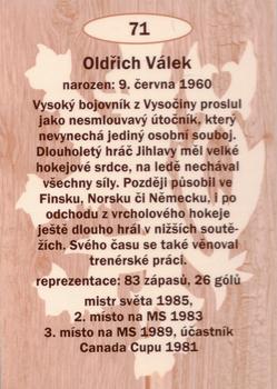 2009-10 Legendy CS #71 Oldrich Valek Back