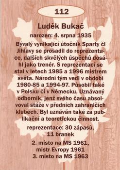 2009-10 Legendy CS #112 Ludek Bukac Back