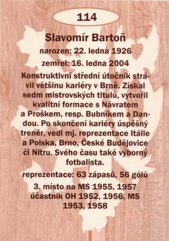 2009-10 Legendy CS #114 Slavomir Barton Back