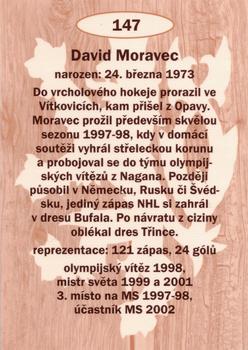 2009-10 Legendy CS #147 David Moravec Back