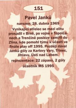 2009-10 Legendy CS #151 Pavel Janku Back
