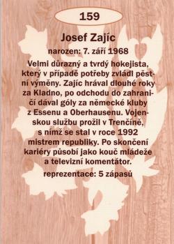 2009-10 Legendy CS #159 Josef Zajic Back