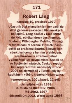 2009-10 Legendy CS #171 Robert Lang Back