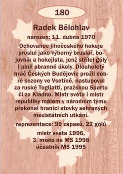 2009-10 Legendy CS #180 Radek Belohlav Back