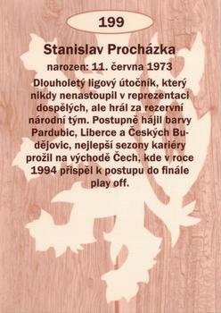 2009-10 Legendy CS #199 Stanislav Prochazka Back