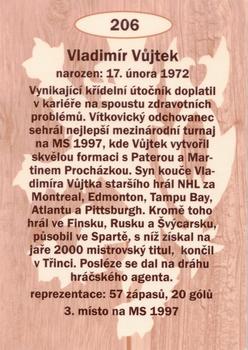 2009-10 Legendy CS #206 Vladimir Vujtek Back