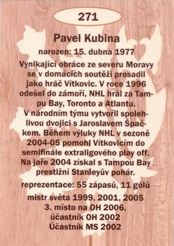 2009-10 Legendy CS #271 Pavel Kubina Back