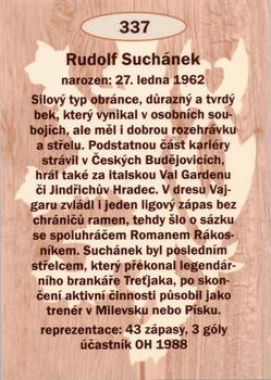 2009-10 Legendy CS #337 Rudolf Suchanek Back
