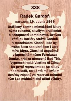 2009-10 Legendy CS #338 Radek Gardon Back