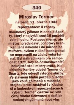 2009-10 Legendy CS #340 Miroslav Termer Back