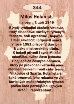 2009-10 Legendy CS #344 Milos Holan st. Back