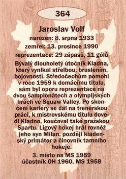 2009-10 Legendy CS #364 Jaroslav Volf Back
