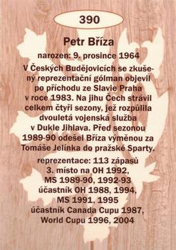 2009-10 Legendy CS #390 Petr Briza Back