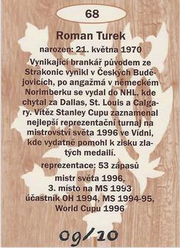 2009-10 Legendy CS - Limited Edition Autographs #68 Roman Turek Back