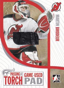2005-06 In The Game Passing the Torch - Memorabilia #PTT-05 Martin Brodeur Front