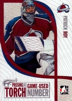 2005-06 In The Game Passing the Torch - Memorabilia #PTT-29 Patrick Roy Front