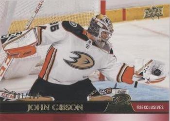 2020-21 Upper Deck - UD Exclusives #1 John Gibson Front