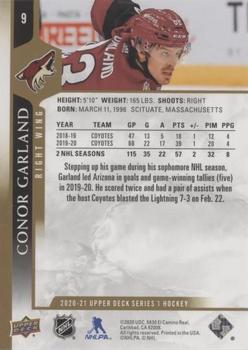 2020-21 Upper Deck - UD High Gloss #9 Conor Garland Back