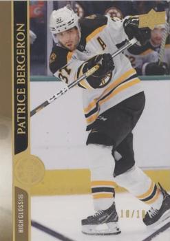2020-21 Upper Deck - UD High Gloss #13 Patrice Bergeron Front