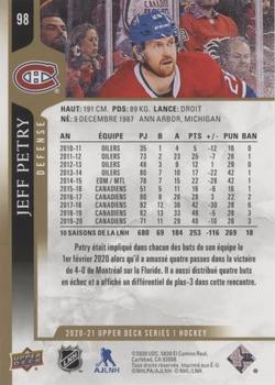 2020-21 Upper Deck - UD High Gloss #98 Jeff Petry Back