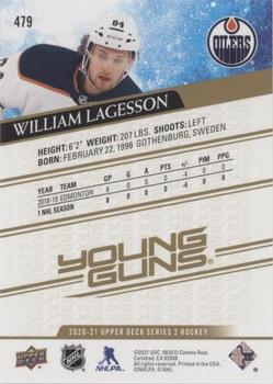 2020-21 Upper Deck - UD High Gloss #479 William Lagesson Back