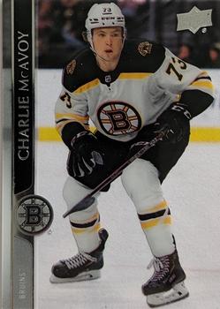 2020-21 Upper Deck - Clear Cut #16 Charlie McAvoy Front