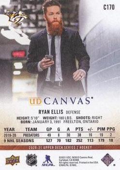 2020-21 Upper Deck - UD Canvas #C170 Ryan Ellis Back